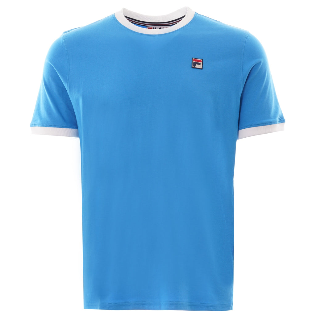 Fila Vintage Marconi T-Shirt - Blue Aster