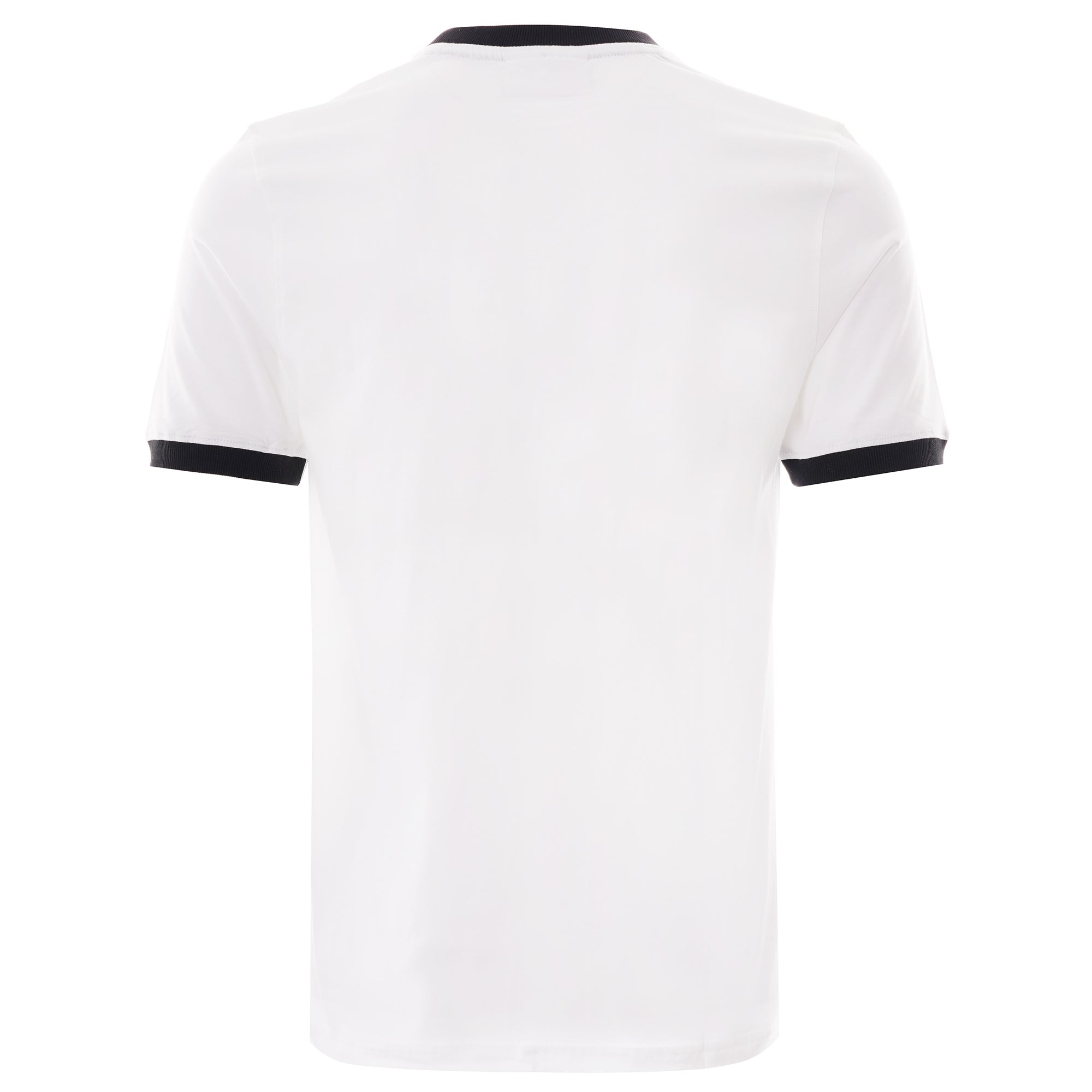 Fila Vintage Marconi Crew Neck T-Shirt - White & Black