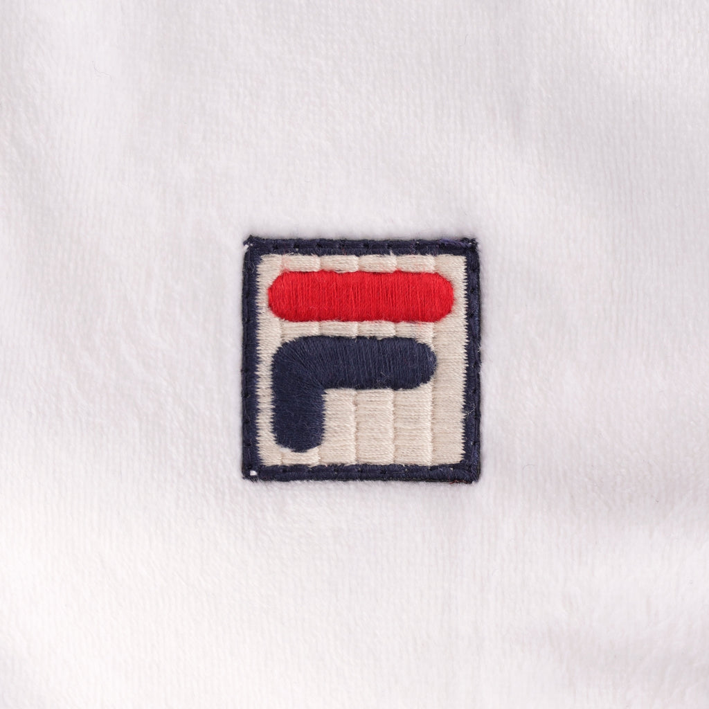 Fila Vintage Kane Velour Colour Block Zip Jacket - Peacoat