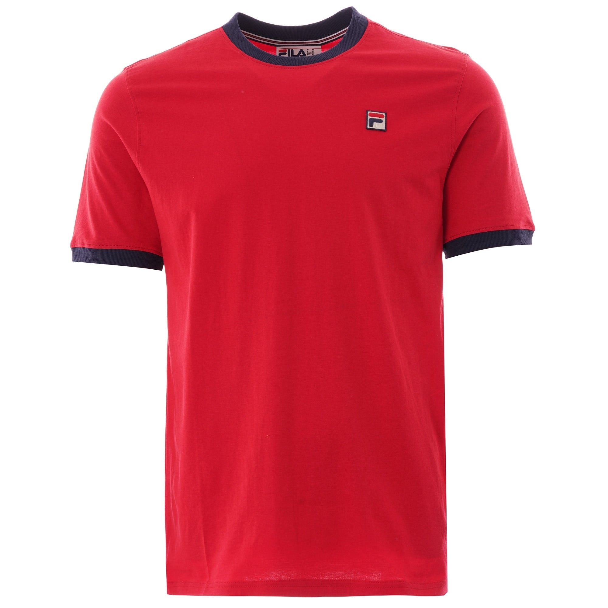 Fila Vintage Marconi T-Shirt - Chinese Red