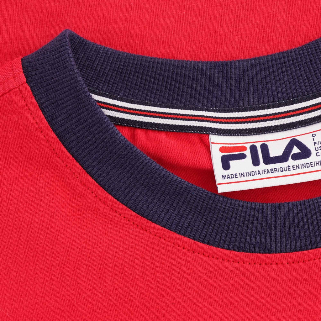 Fila Vintage Marconi T-Shirt - Chinese Red