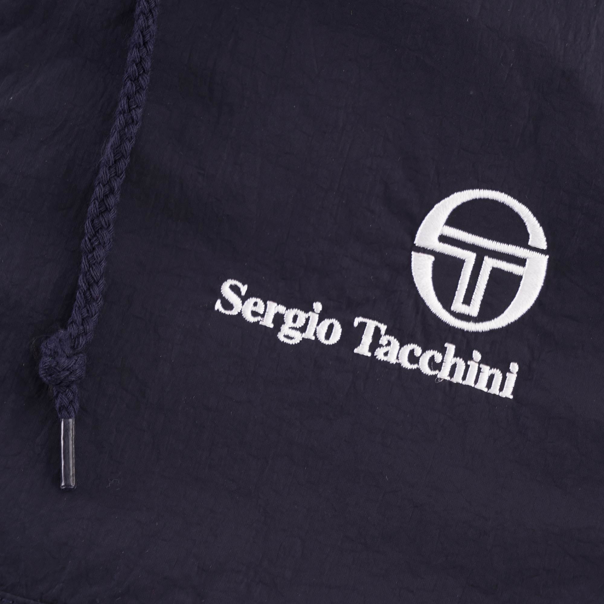 Sergio Tacchini Forden Hoodie Track Top - Navy