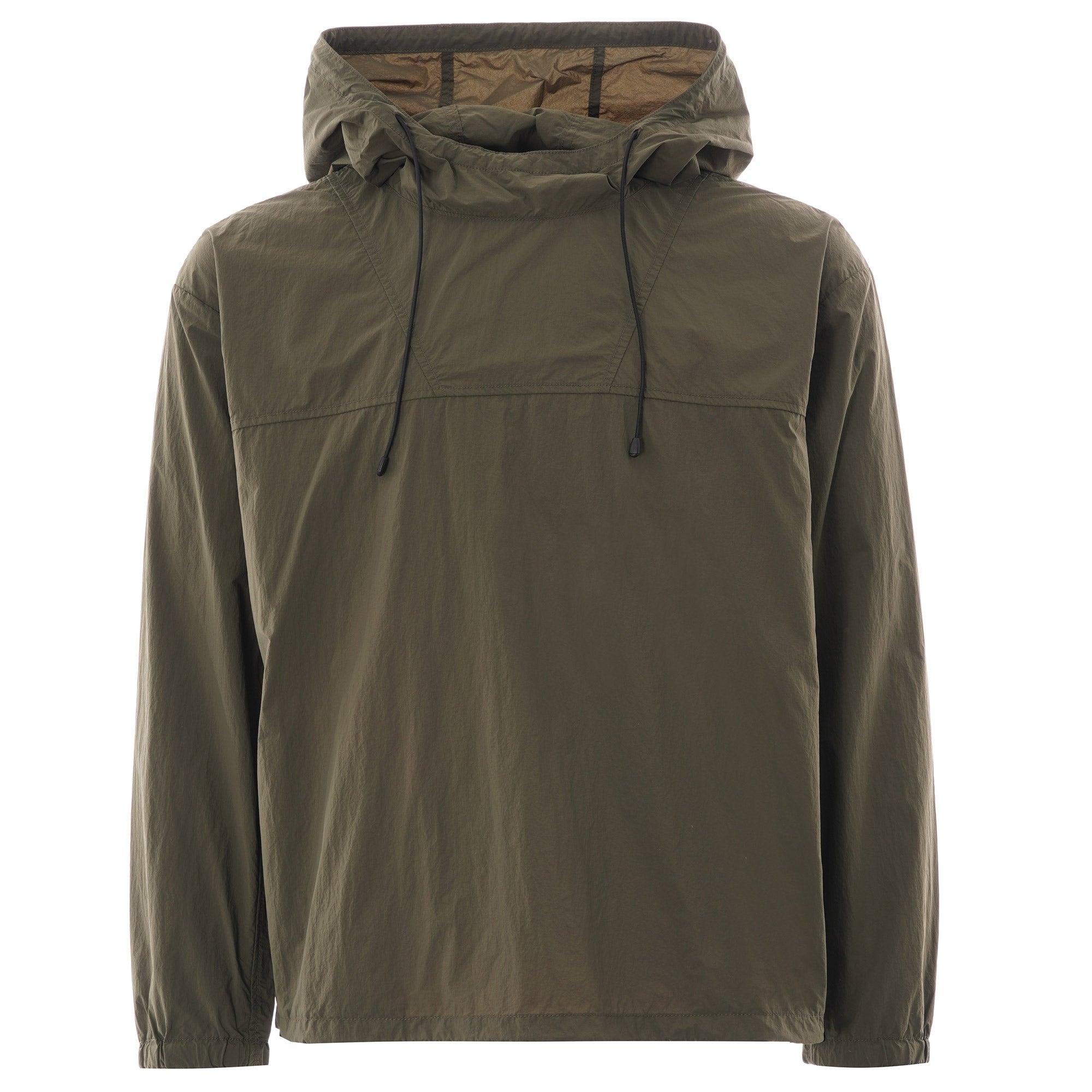 Packable Nylon Anorak - Olive