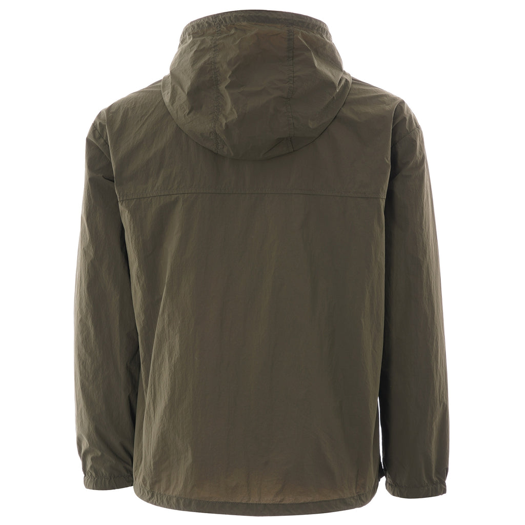 Packable Nylon Anorak - Olive
