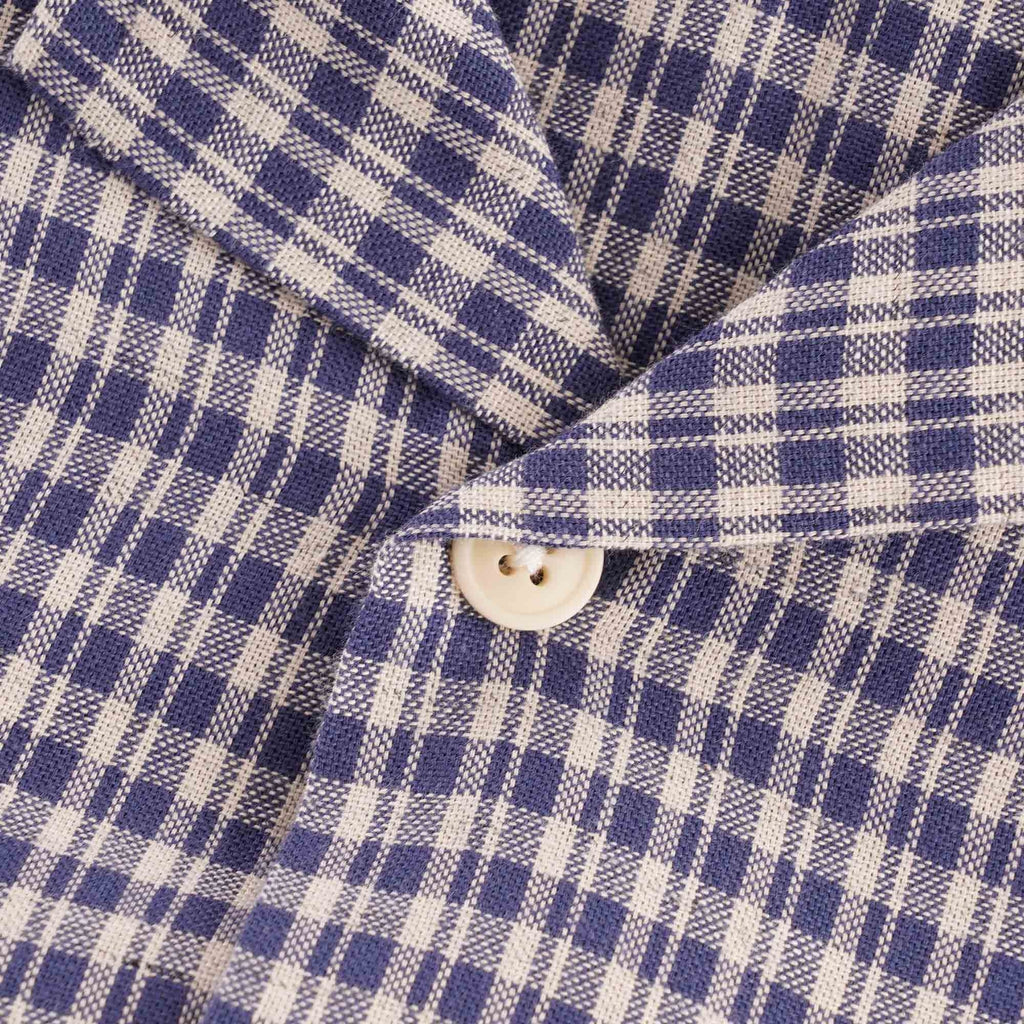 Oliver Spencer Havana Short Sleeve Shirt Thorndon - Blue