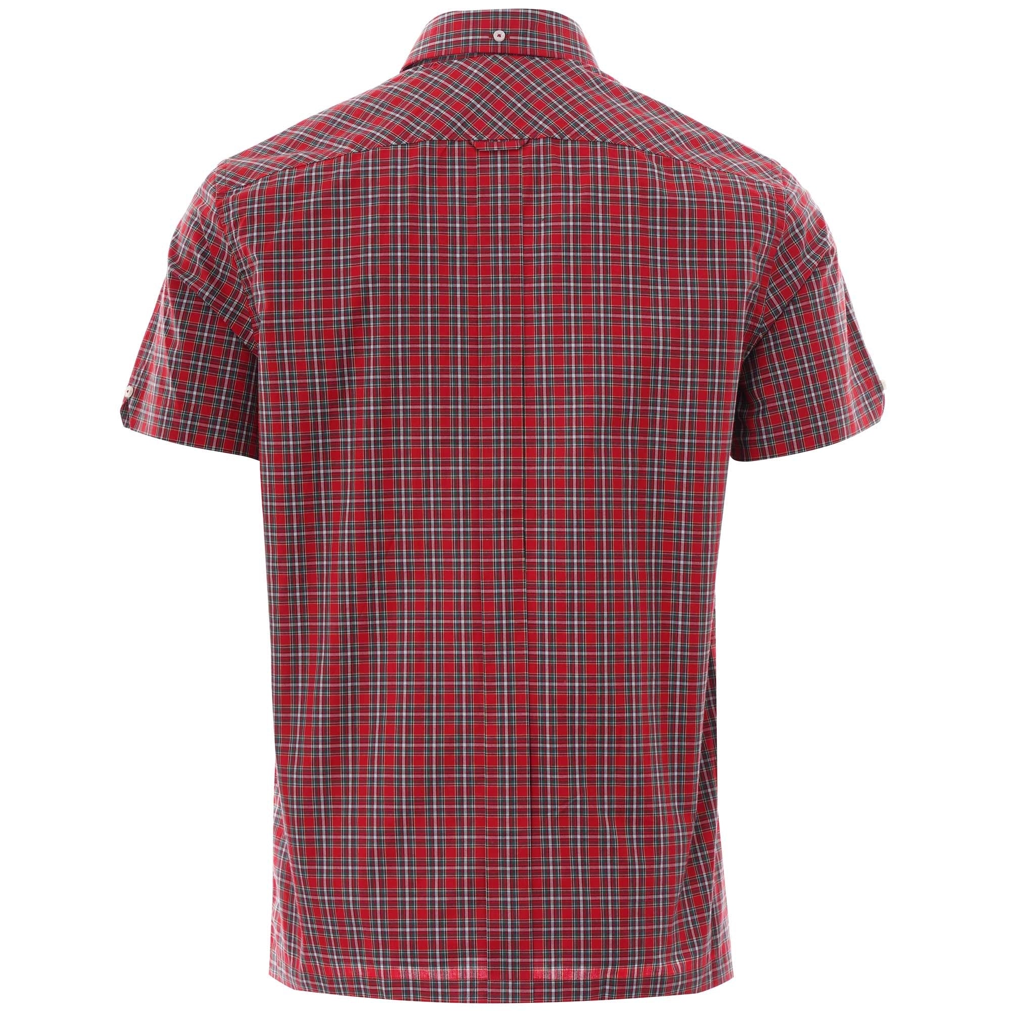 Ben Sherman Short sleeve Archive Heritage Check Shirt - Red
