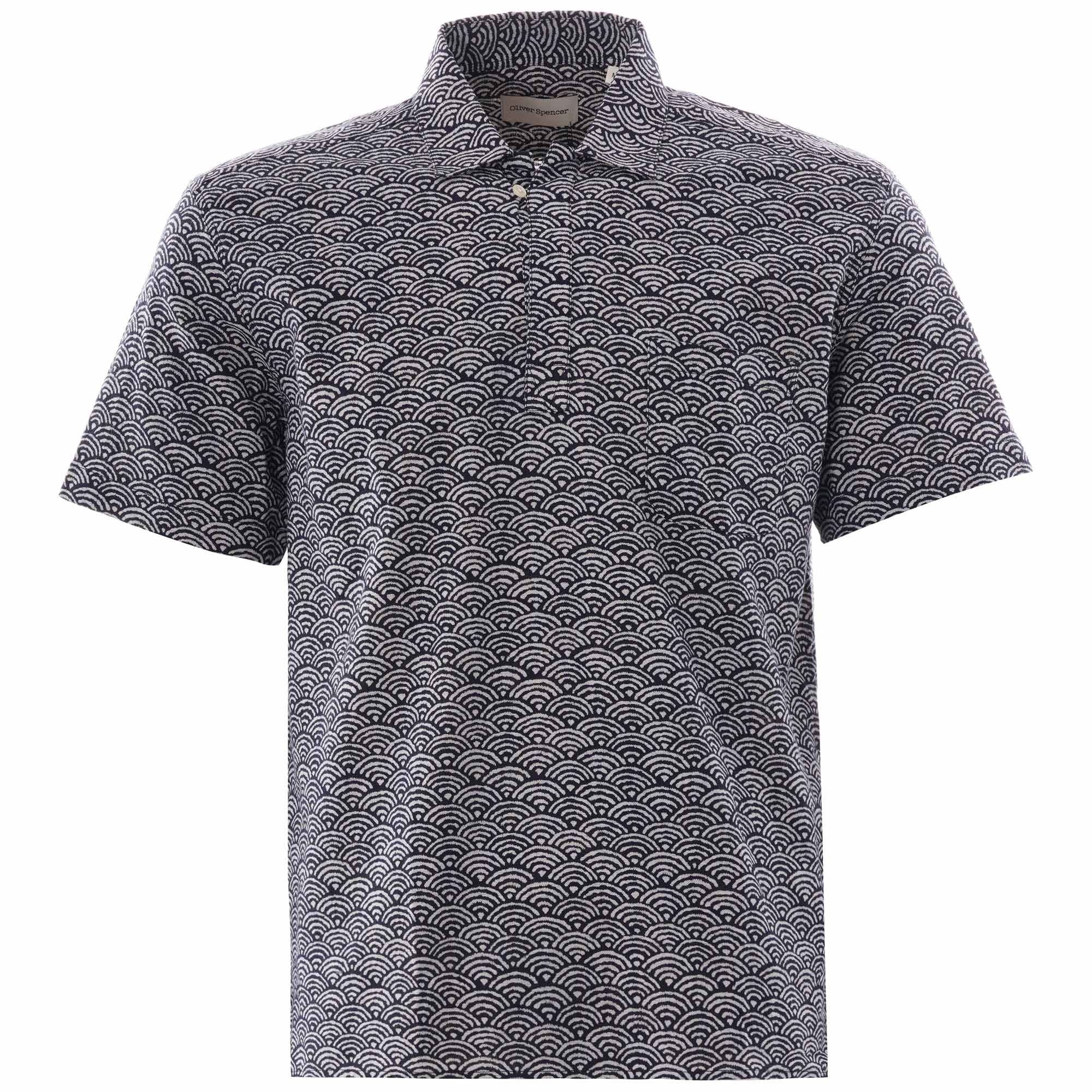 Oliver Spencer Yarmouth Shirt Fan - Navy