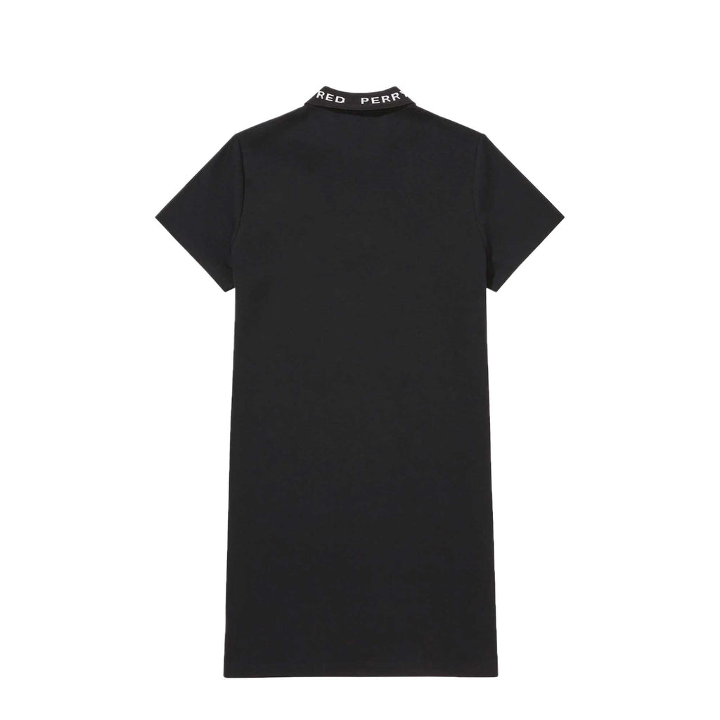 Fred Perry Womens Branded Pique Dress - Black