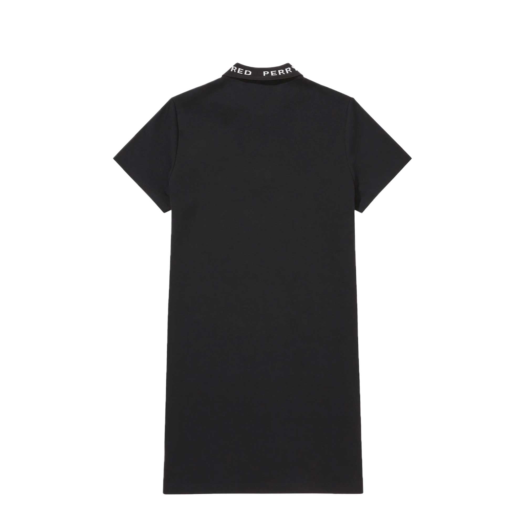 Fred Perry Womens Branded Pique Dress - Black
