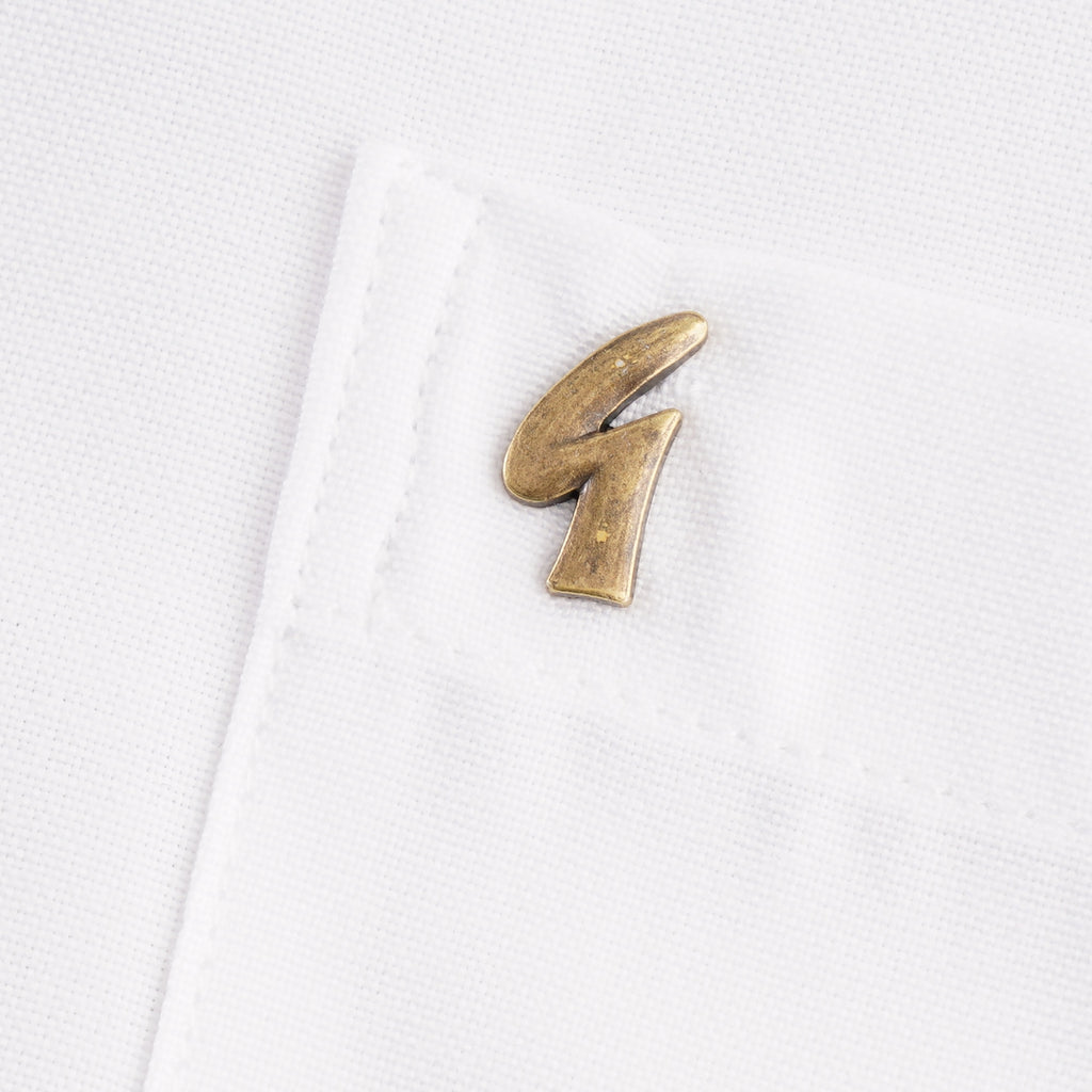 Gabicci Vintage White Camber Oxford Shirt