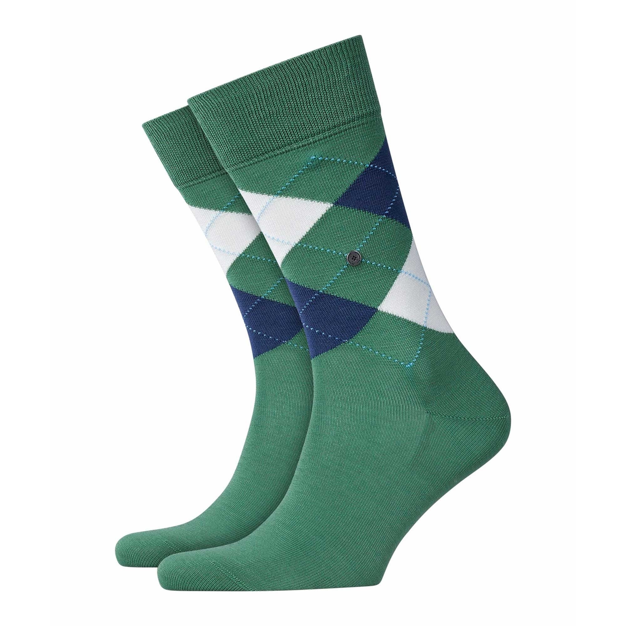 Burlington Socks Manchester - Khaki/Navy