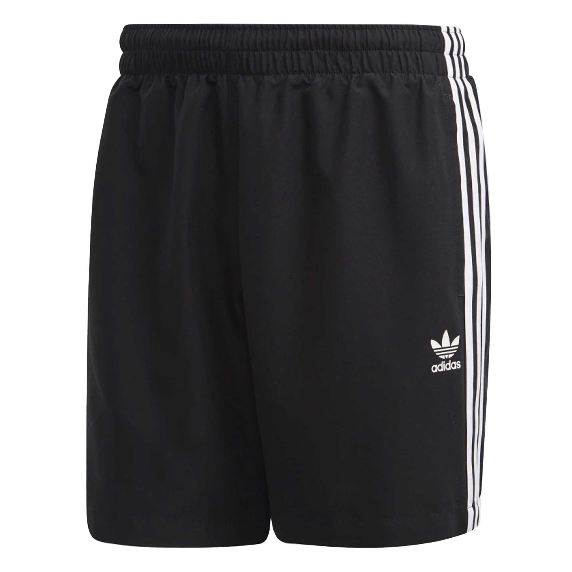 Adidas Originals 3-Stripes Swim Shorts - Black