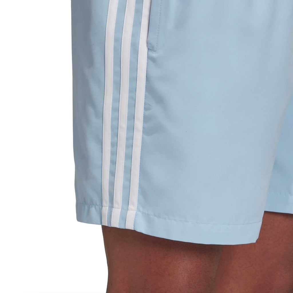Adidas Originals 3-Stripes Swim Shorts - Clear Sky
