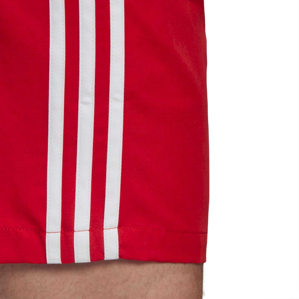 Adidas Originals 3-Stripes Swim Shorts - Lush Red