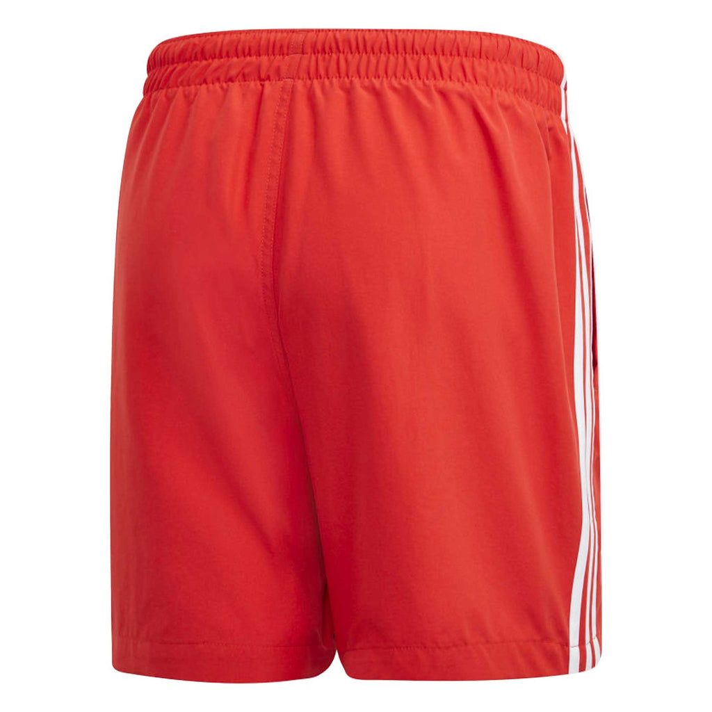 Adidas Originals 3-Stripes Swim Shorts - Lush Red