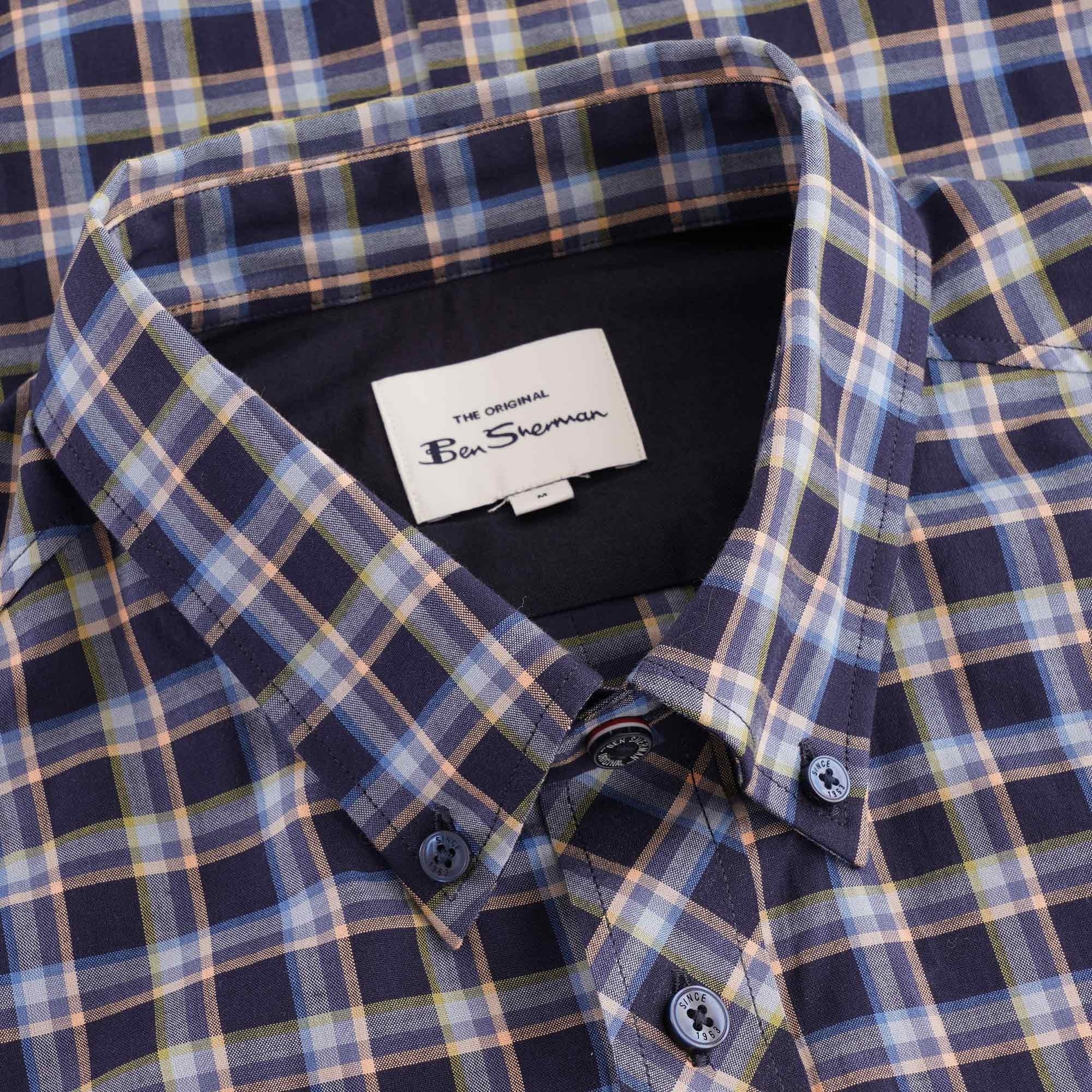 Ben Sherman Check Shirt - Dark Navy