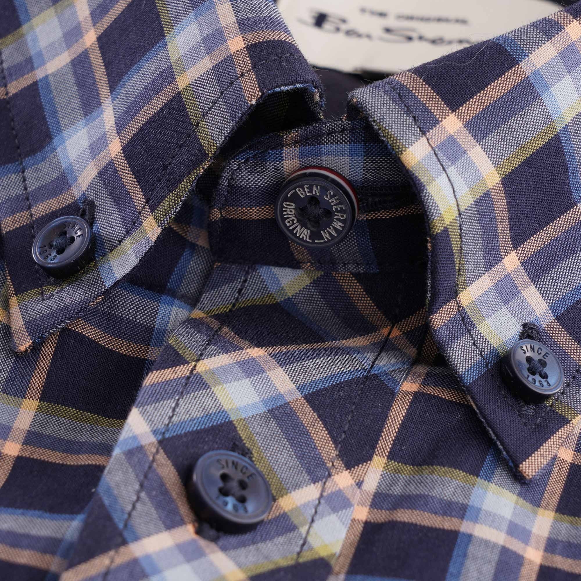 Ben Sherman Check Shirt - Dark Navy