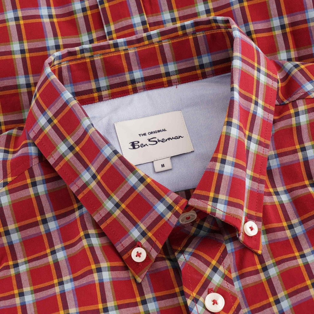Ben Sherman Check Shirt - Red