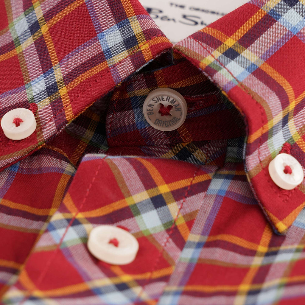 Ben Sherman Check Shirt - Red