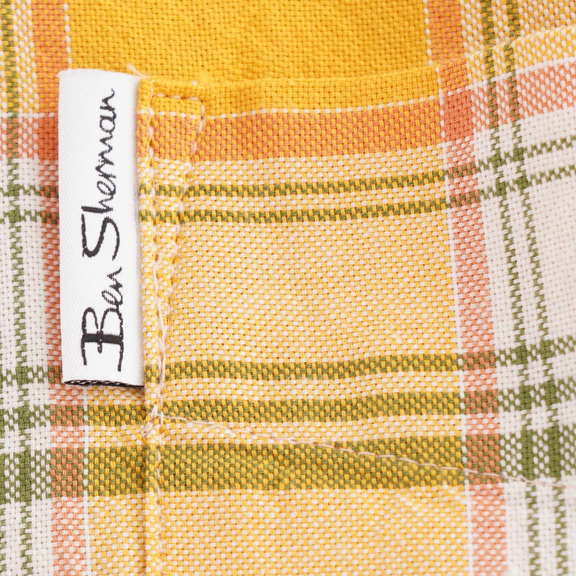 Ben Sherman Archive Checked Melody Shirt - Dijon