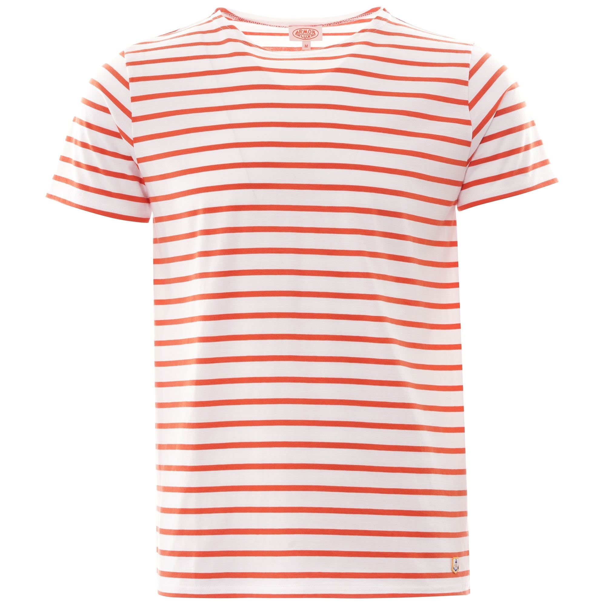 Armor Lux Sailor Short Sleeve T-shirt - White/Orange