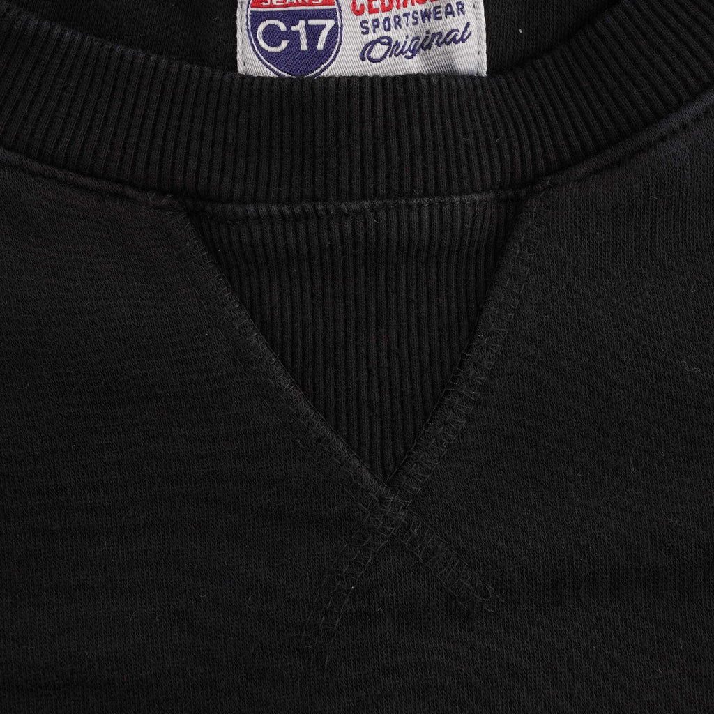 C17 Jeans Winter Crewneck Sweatshirt - Black