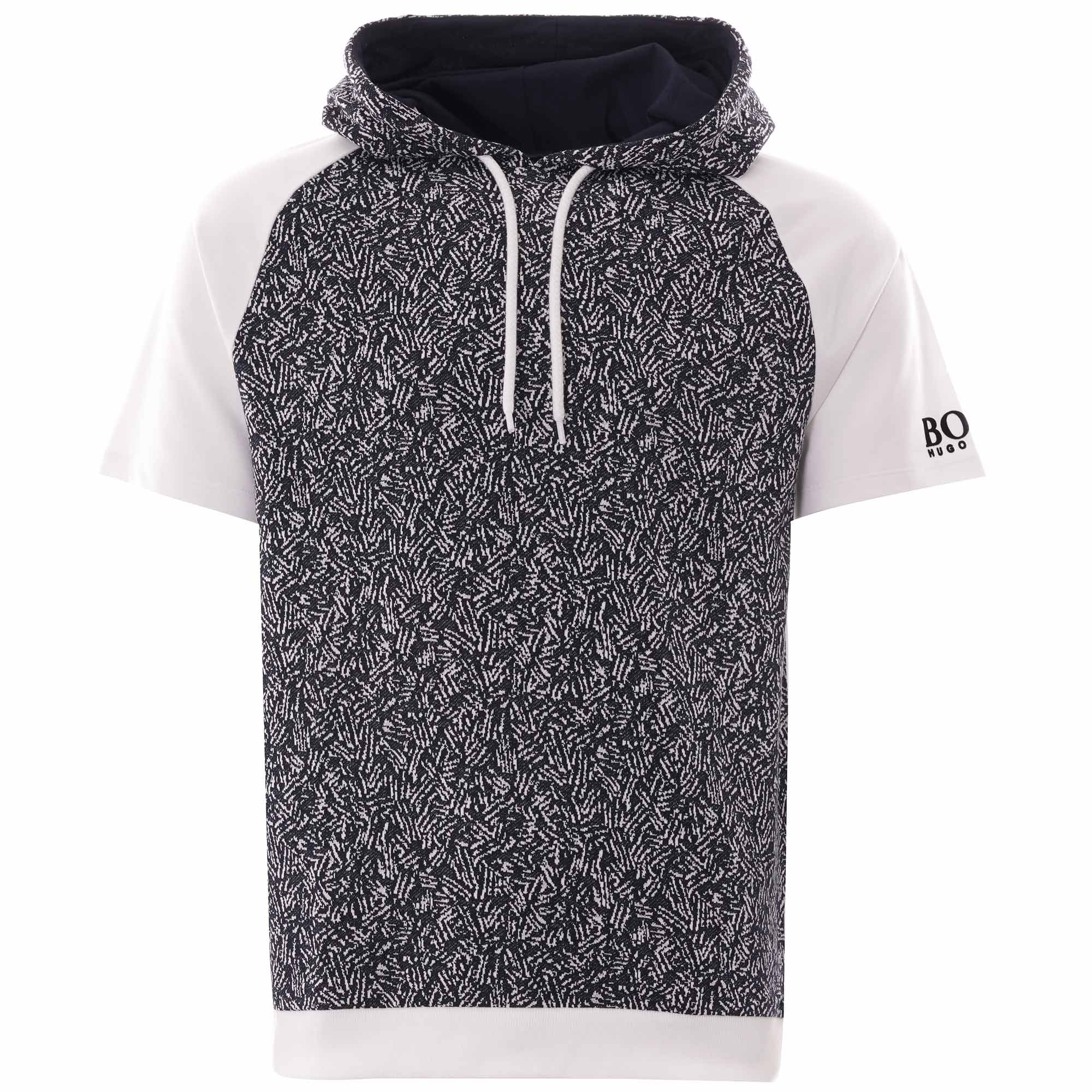 Boss Hooded Loungewear T-shirt - Blue