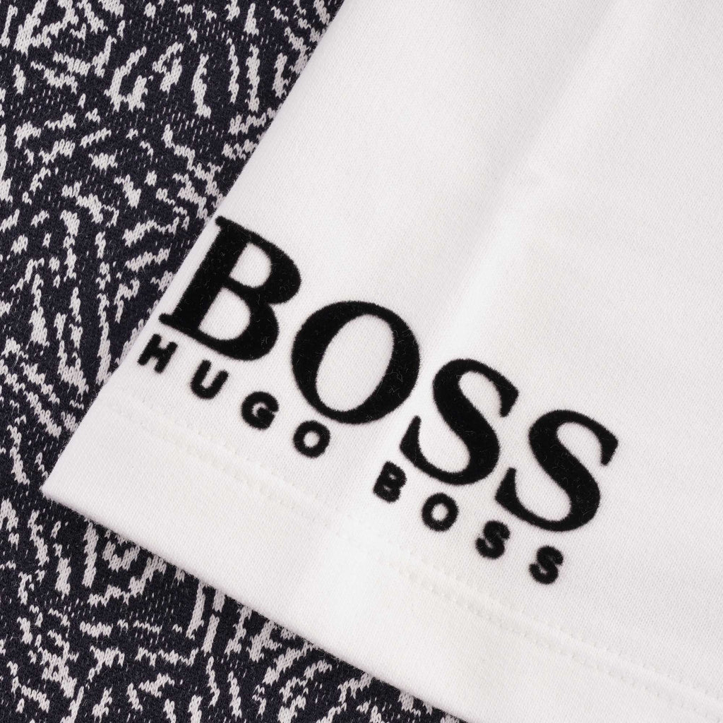 Boss Hooded Loungewear T-shirt - Blue