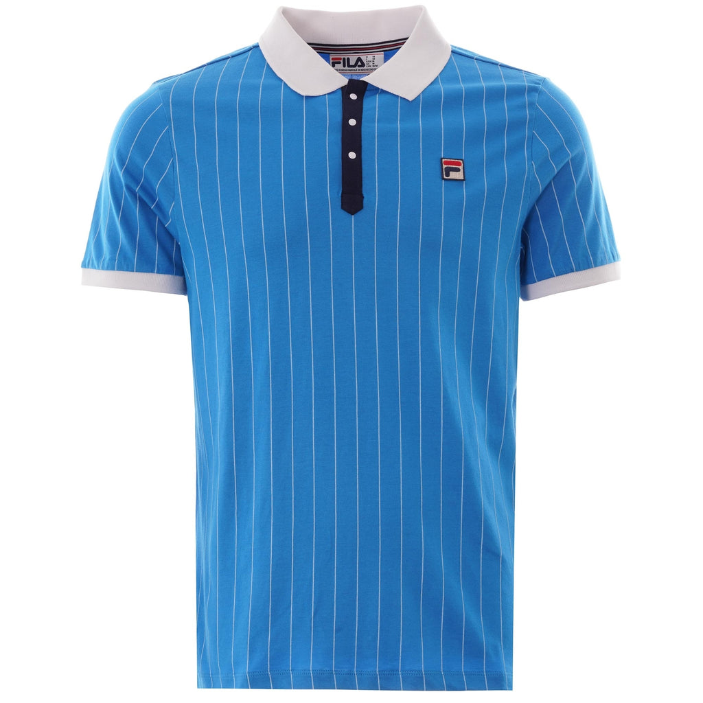 Fila Vintage BB1 Polo Shirt - Blue Aster