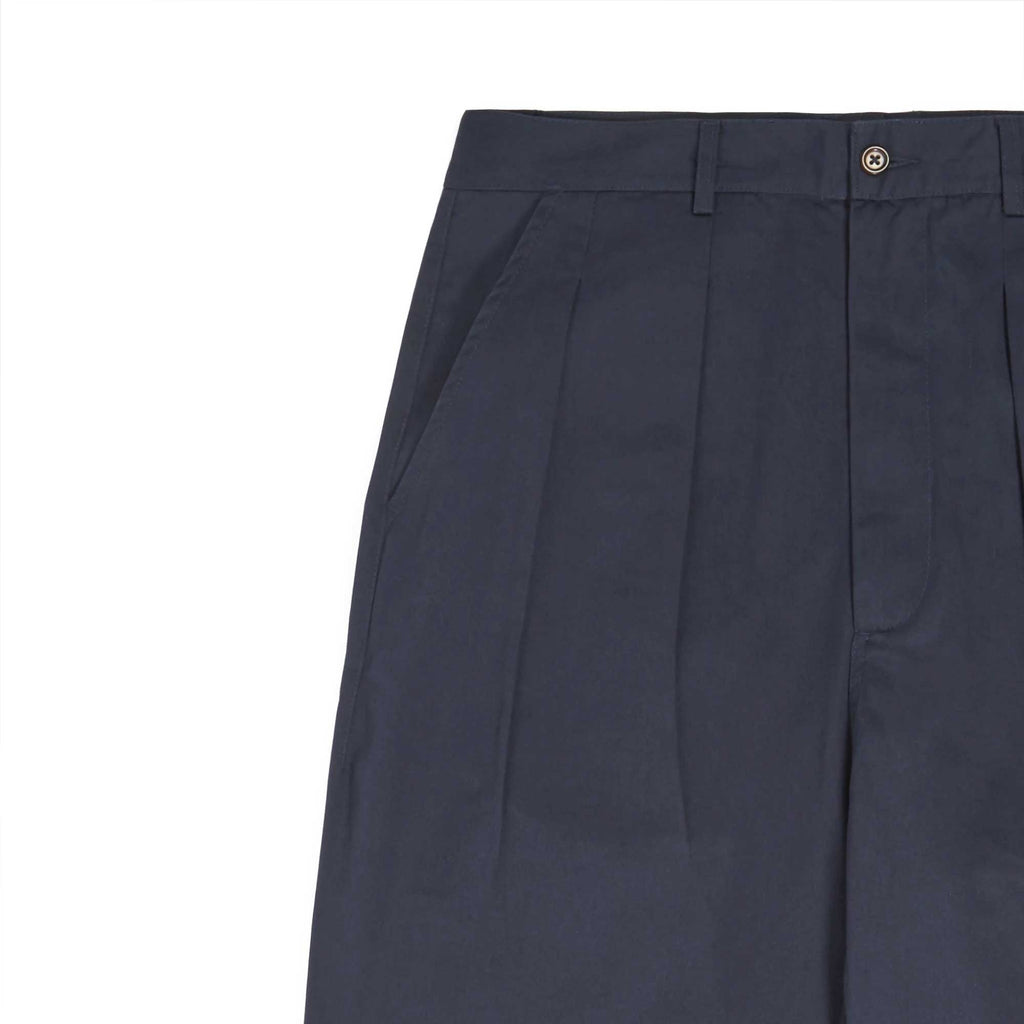 Universal Works Double Pleat Pants - Navy