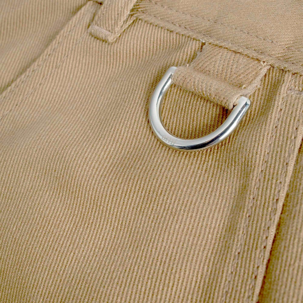 AMI Denim Cargo Shorts - Taupe