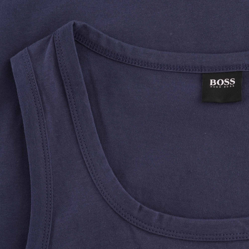 Boss Beach Tank Top - Navy