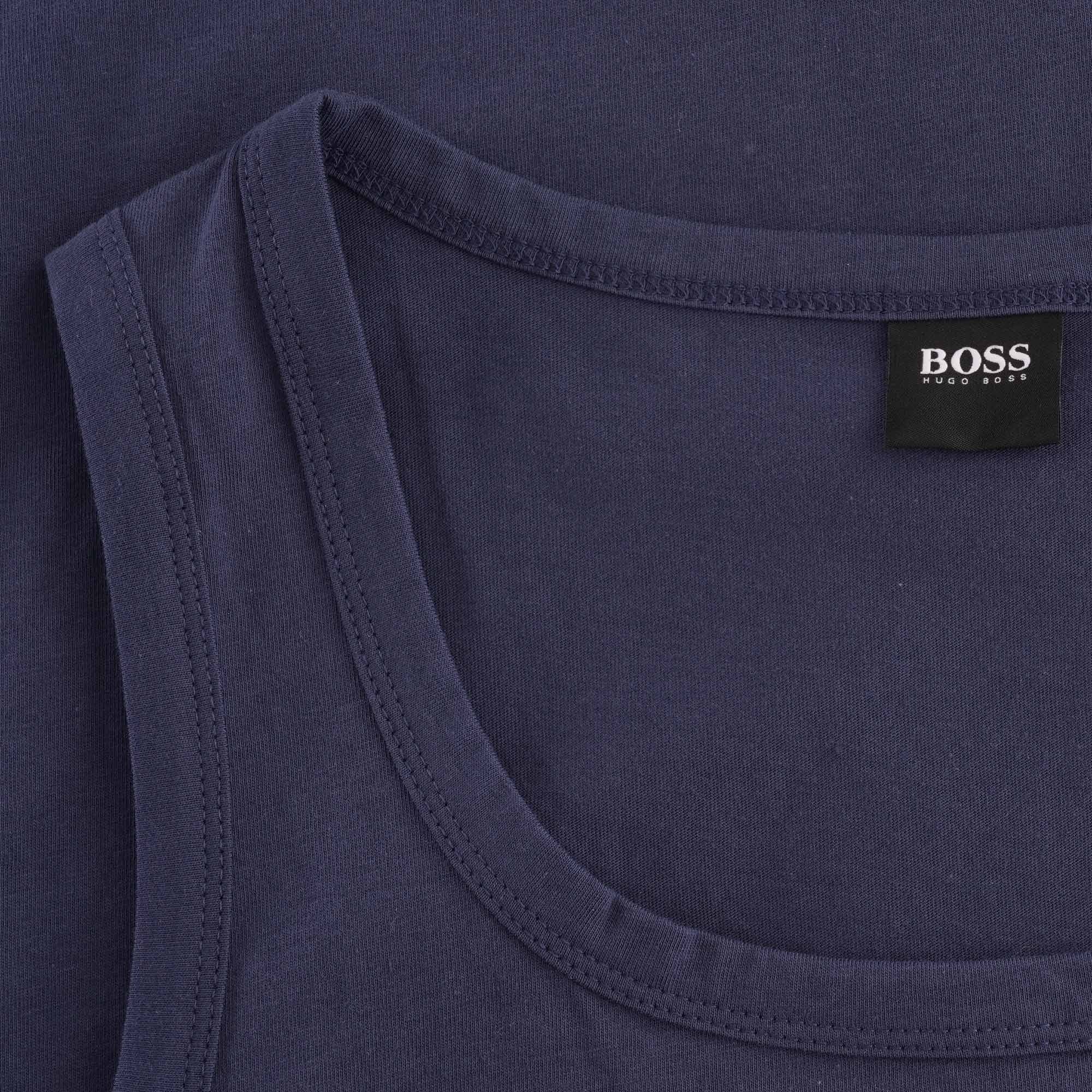 Boss Beach Tank Top - Navy