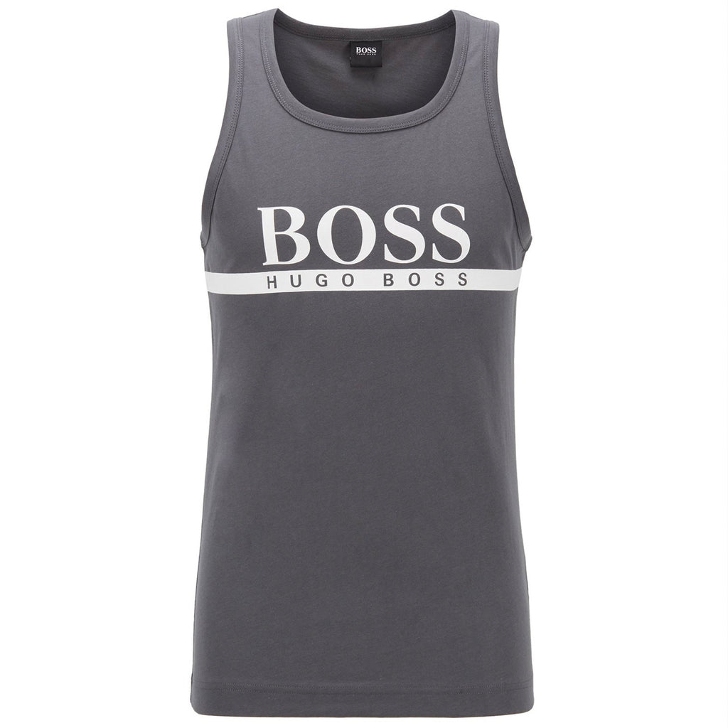 Boss Beach Tank Top - Medium Grey