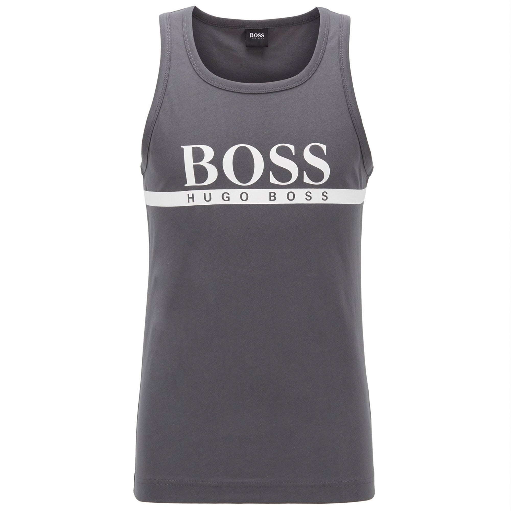 Boss Beach Tank Top - Medium Grey