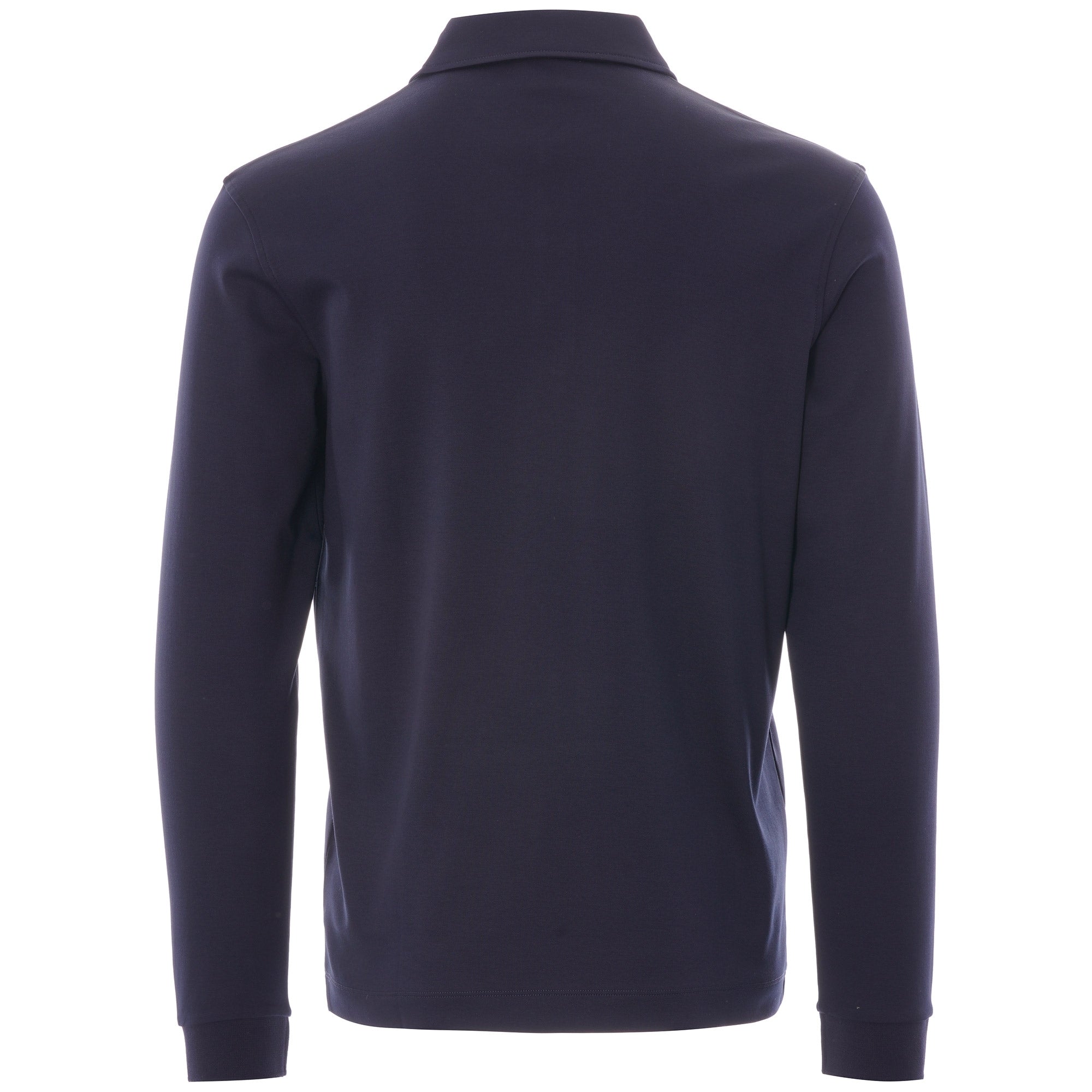 Boss Pickell Long Sleeve Polo Shirt - Dark Blue