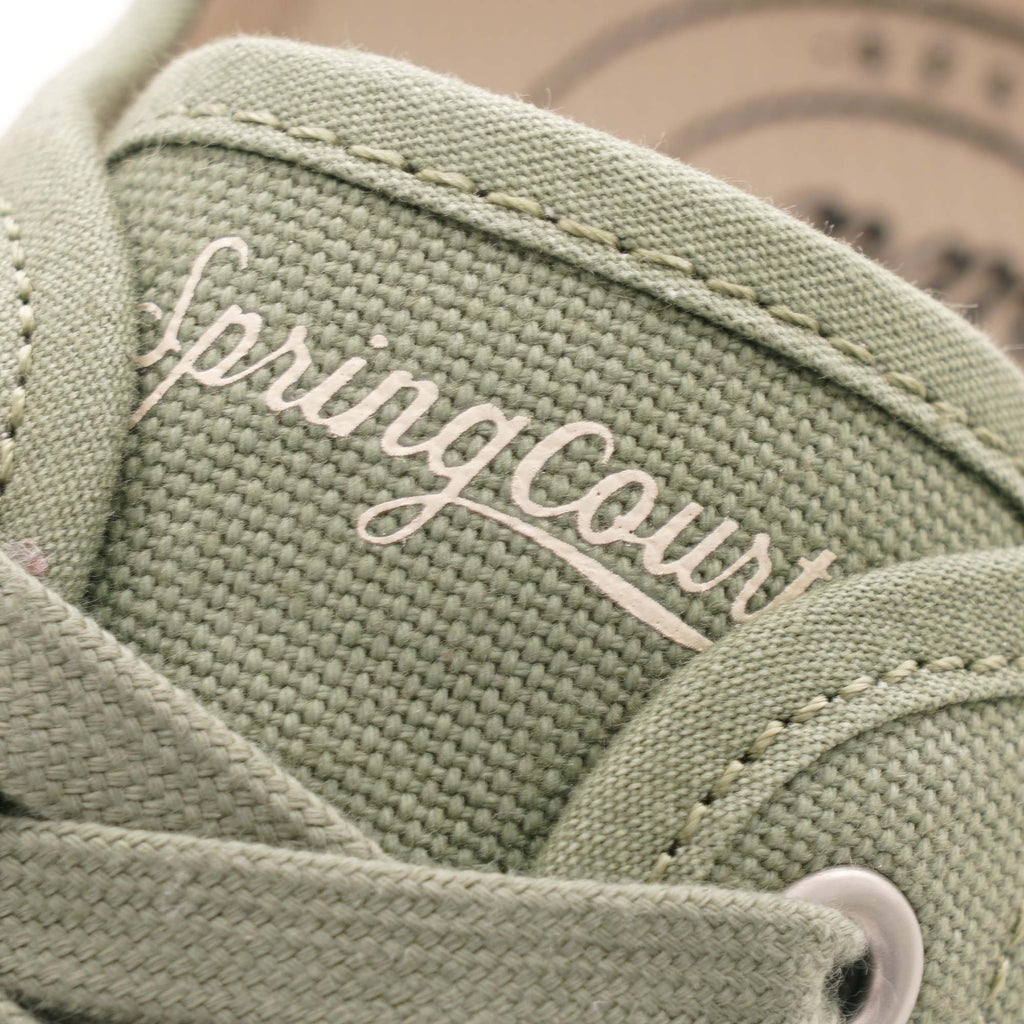 Spring Court Womens G2 Bio Canvas Cotton Shoes - Green Leaf
