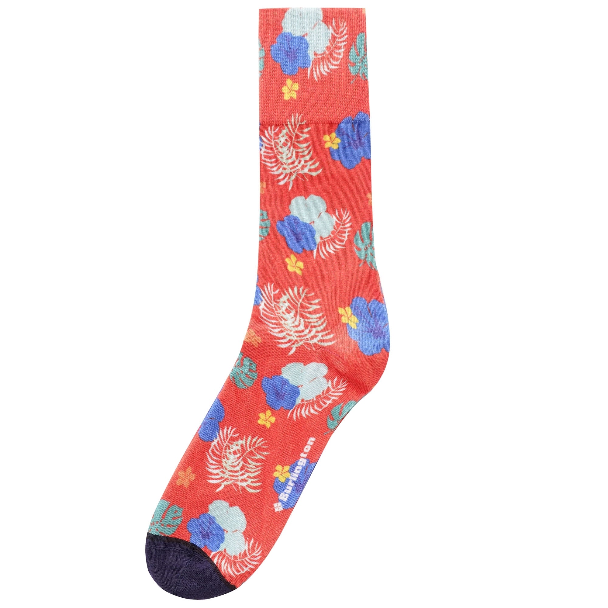 Burlington Socks Hawaii Print Fashion Socks - Red