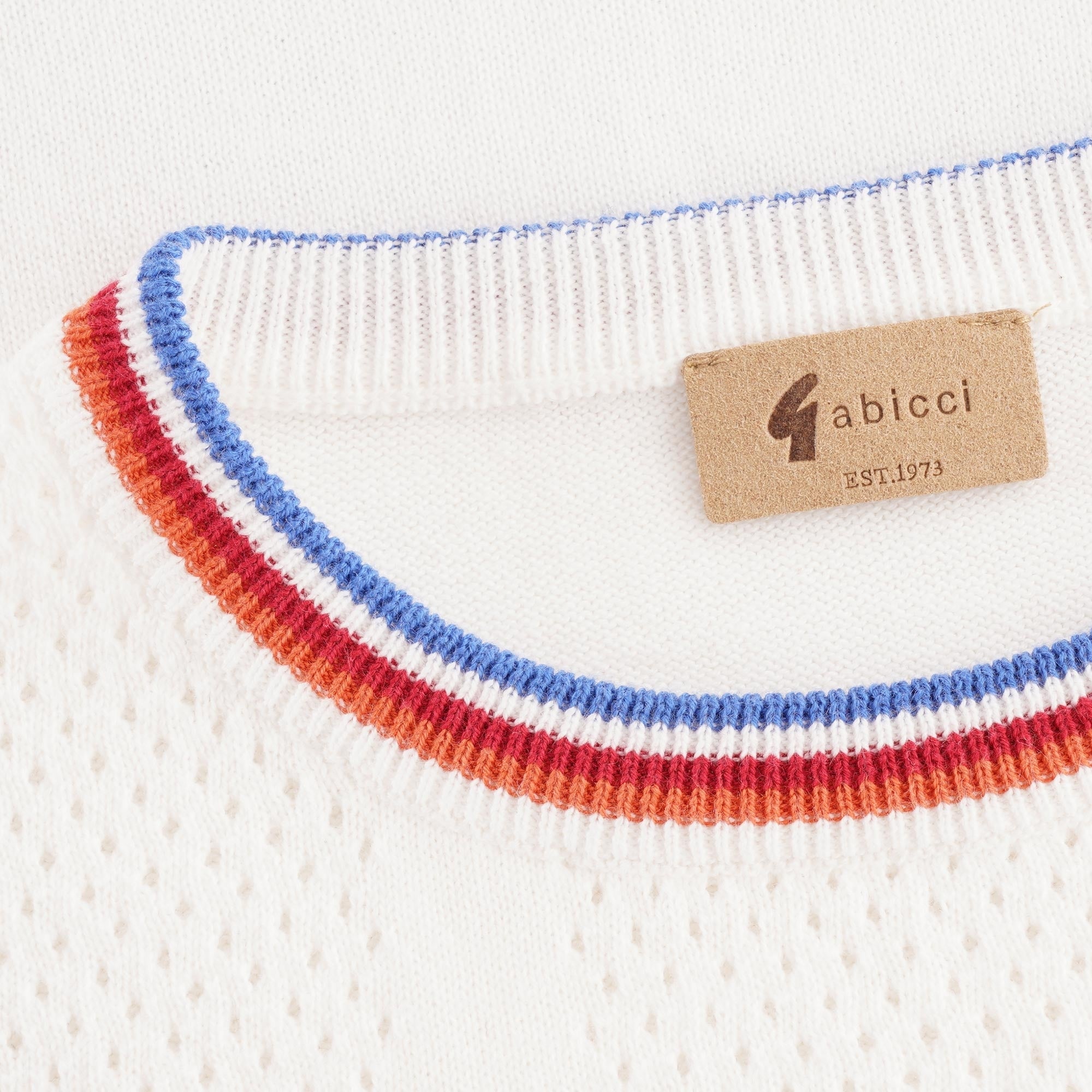 Gabicci Vintage Tablo Knit T-shirt - White