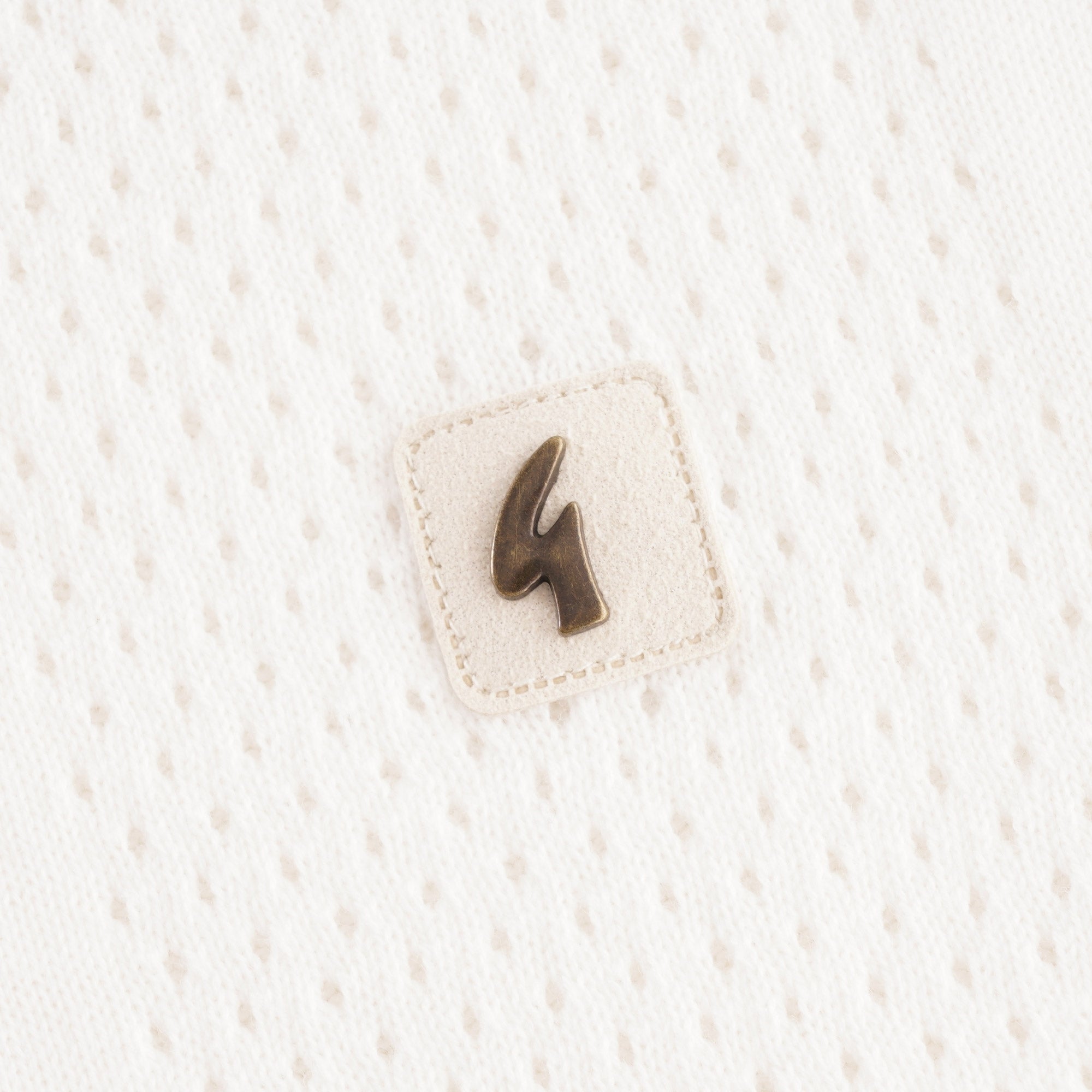 Gabicci Vintage Tablo Knit T-shirt - White