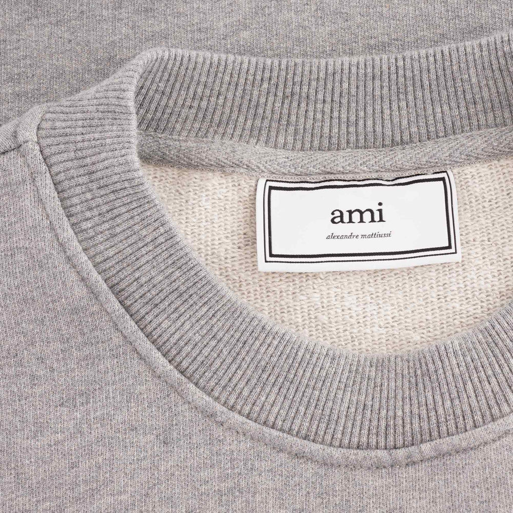 AMI Embroidery Sweatshirt - Grey