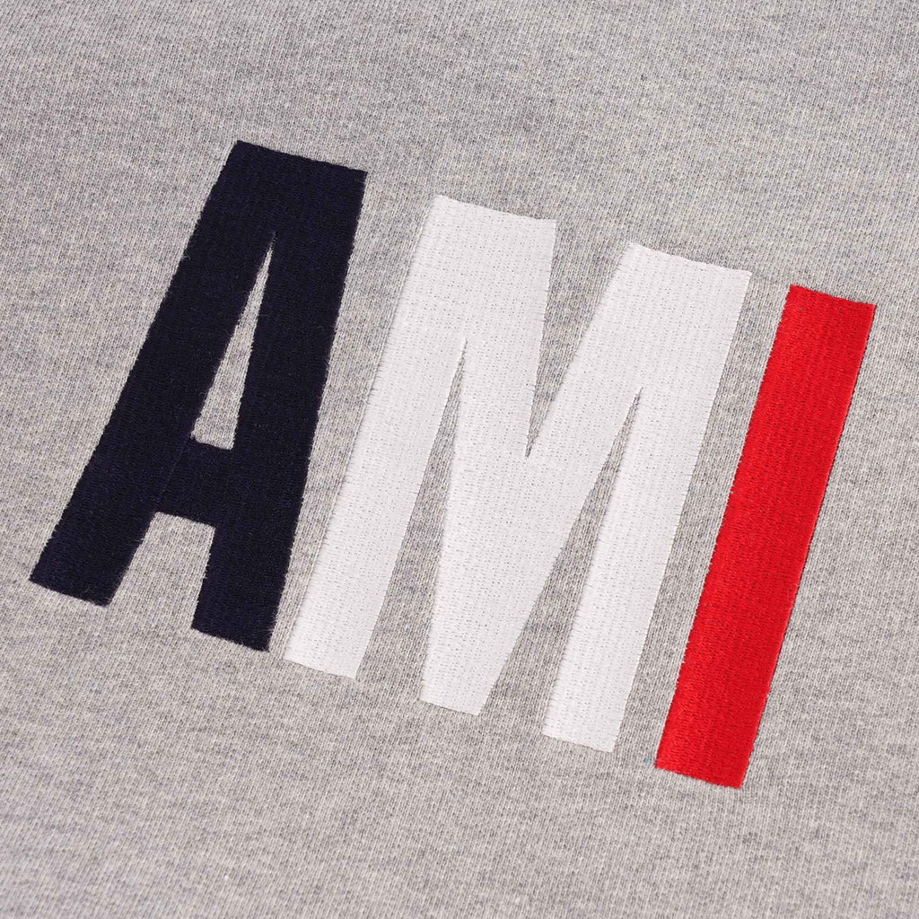 AMI Embroidery Sweatshirt - Grey