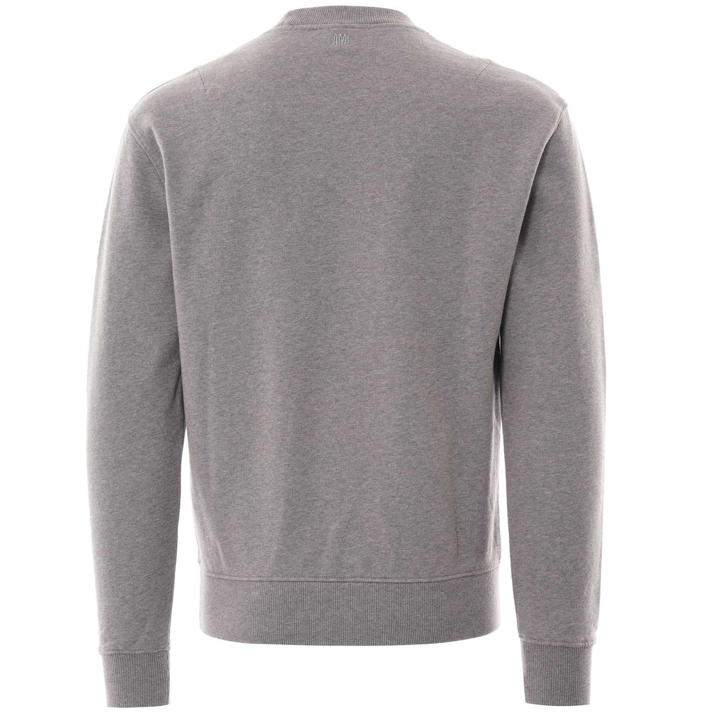 AMI Embroidery Sweatshirt - Grey