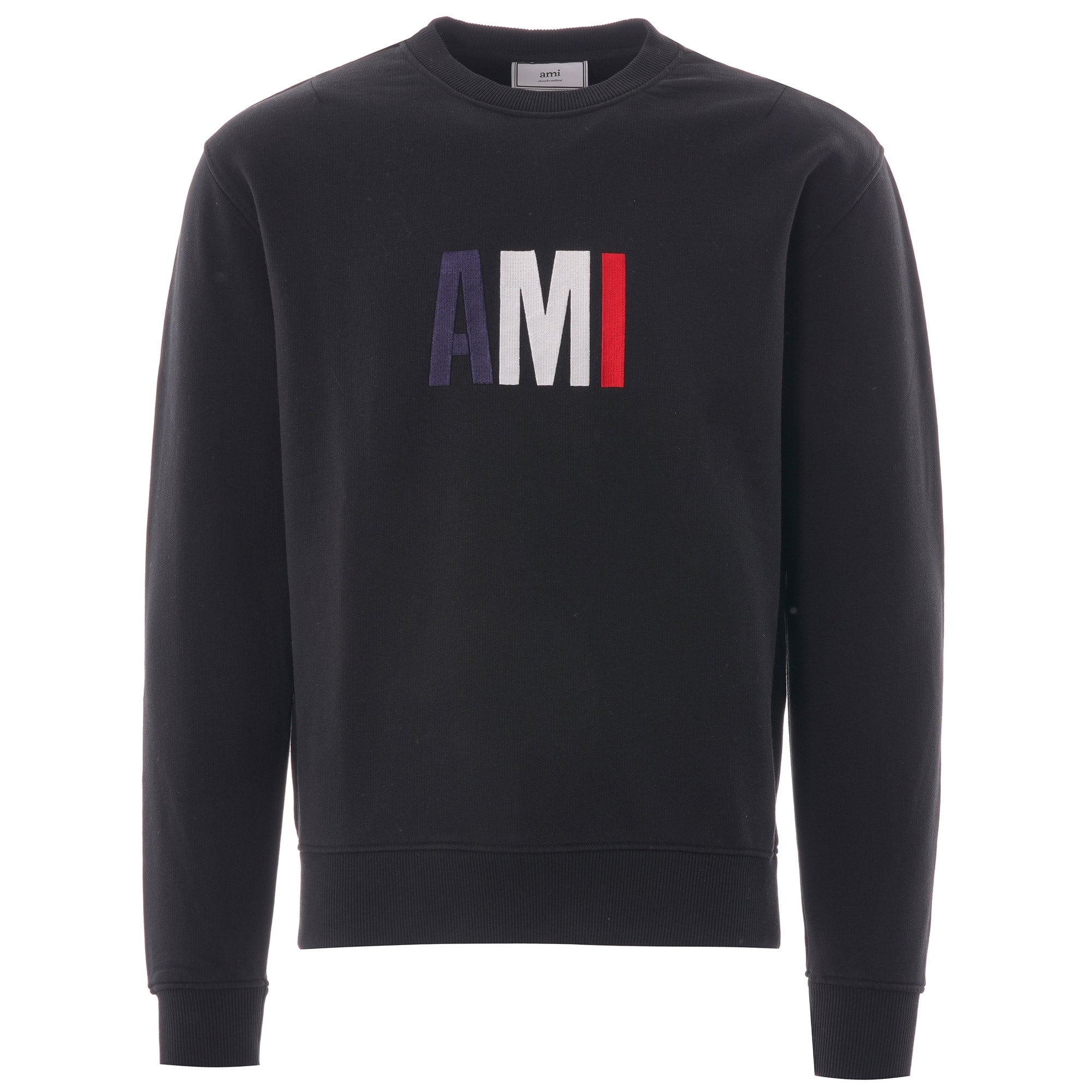 AMI Embroidery Sweatshirt - Black