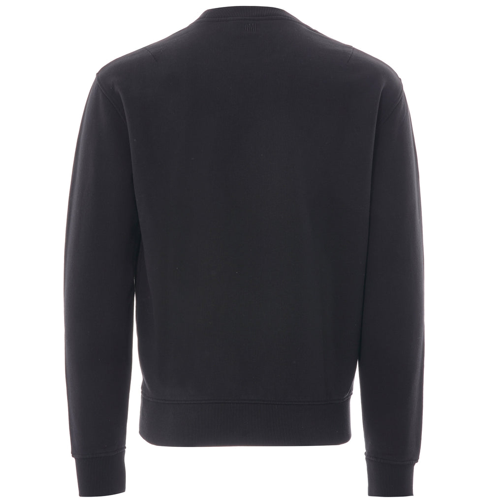 AMI Embroidery Sweatshirt - Black