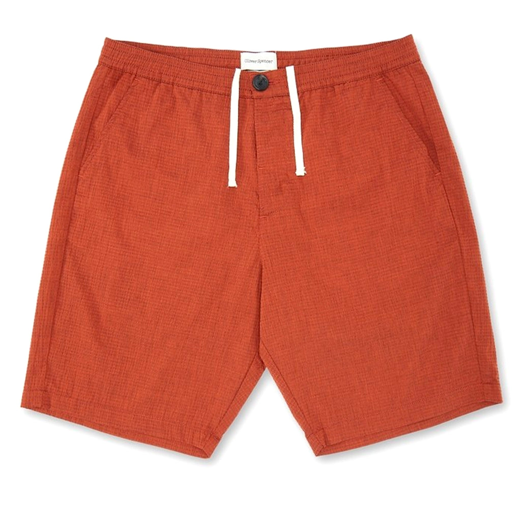 Oliver Spencer Drawstring Shorts Marwood - Rust