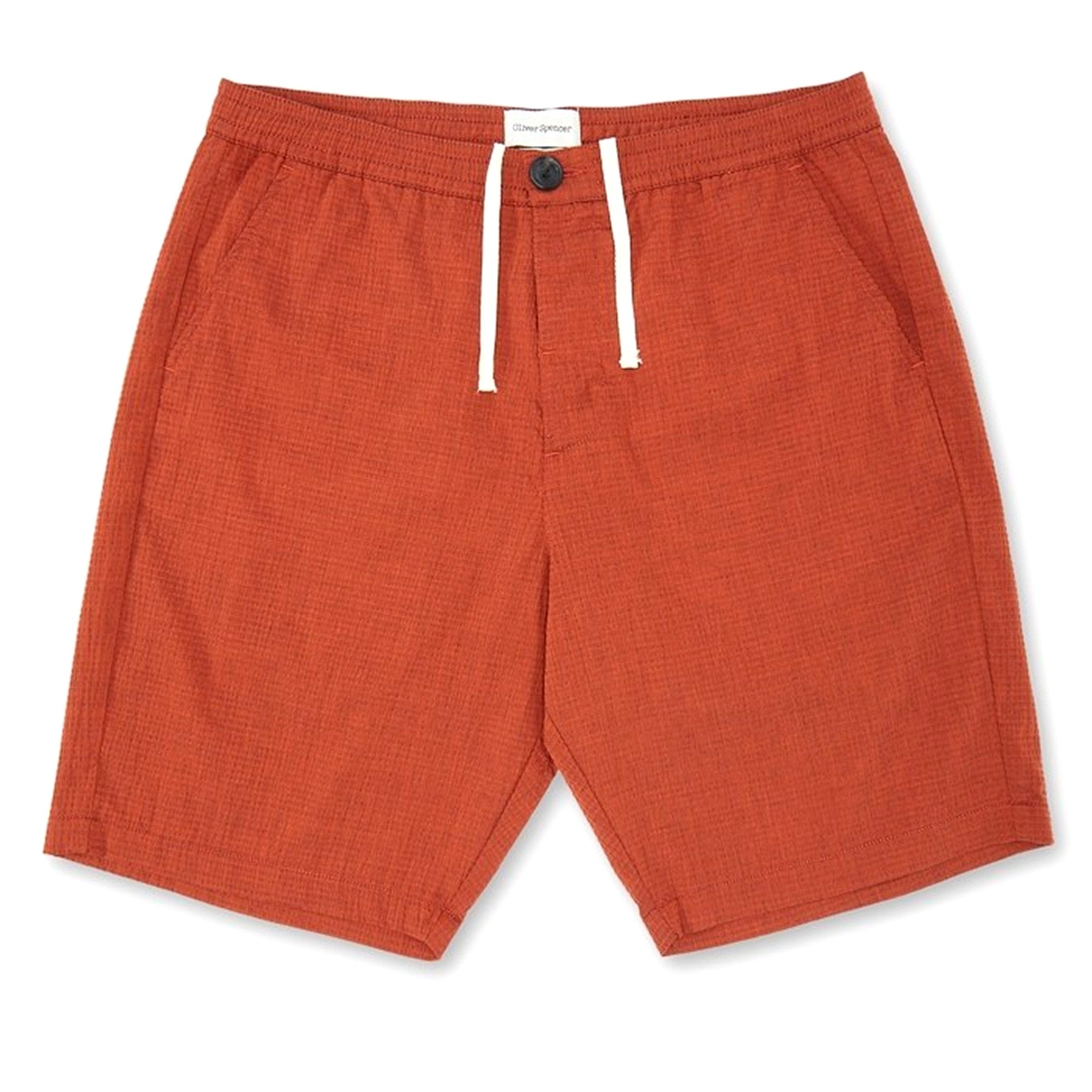 Oliver Spencer Drawstring Shorts Marwood - Rust