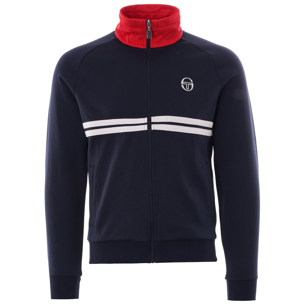 Sergio Tacchini Dallas Track Top - Navy & White
