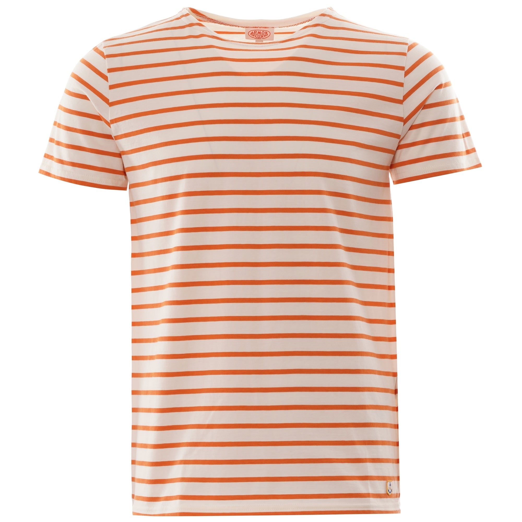 Armor Lux Sailor Short Sleeve T-shirt - Nat/Whiskey