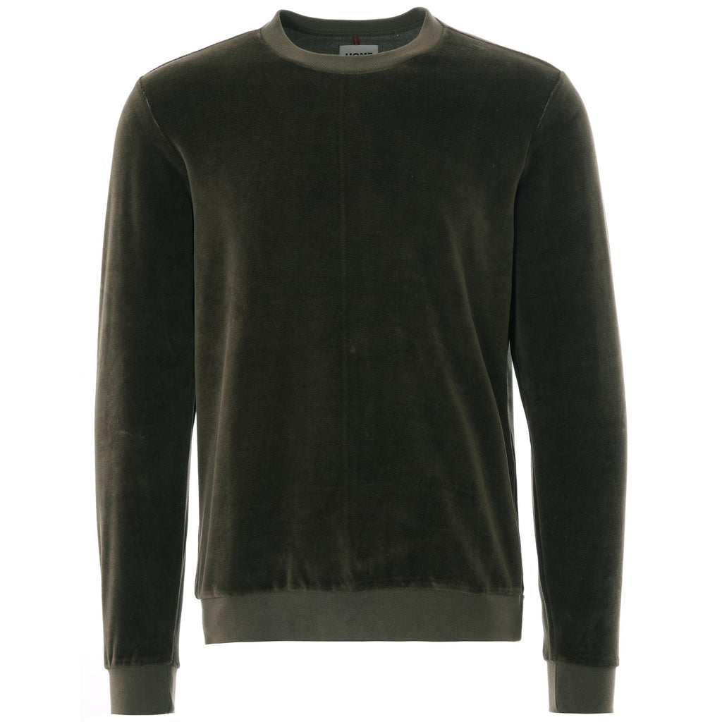 Homecore BWA Velvet Sweatshirt - Khaki
